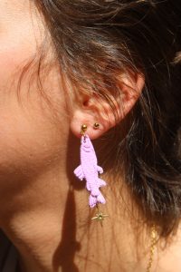 ginkgo creations colección kawaii - pendientes fish