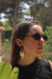pendientes ginkgo olivo